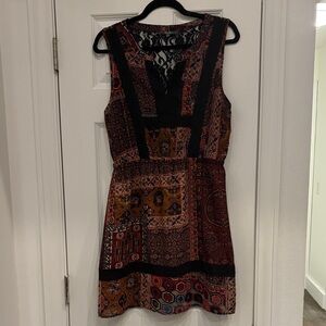 Miss Me‎ Multicolor Patchwork Sleeveless Blouse
